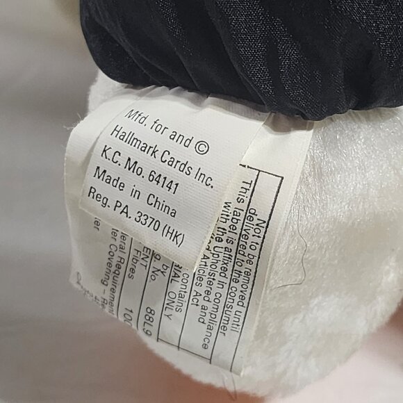 Hallmark Brandon Bear Halloween Skeleton Pumpkin Glow in the Dark Plush 14" - Picture 6 of 6